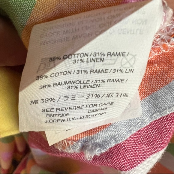 J.Crew Women’s Striped Cotton Linen Dress – Size Medium jcrew j crew - Picture 8 of 8